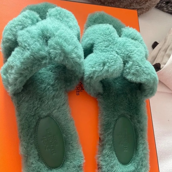 Hermes Oran shearling sandal - Size 39 - Picture 4 of 14